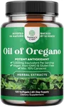 Natures Craft Vegan Wild Oregano Oil Capsules - Super Concentrated Oil of Oregano Capsules