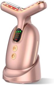 Micro-Current Face Beauty Device, 3 Modes, Red Light Therapy for Face and Neck, Multifunctional Facial Massager Tool