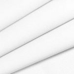 Plain White 100% Cotton Fabric for Craft Quilting Bedding Sheeting Bunting Woven Calico Clearance Material (60" - 150 cm Wide, per Metre)