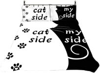 Black White Printed Duvet Cover Set