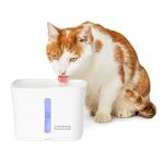 PetSafe Viva Pet Fountain for Cats and Small Dogs – 1.8L/64 oz, Indoor Cat Water Fountain with Whisper Quiet Pump, Dishwasher Safe, Easy to Clean, Water Filters Included