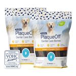 ProDen PlaqueOff 13 Dental Bones for Medium & Large Dogs, Tartar, Plaque & Bad Breath Remover, Improves Overall Oral Health, Pack of 2 (Chicken)