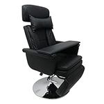 LGXEnzhuo Black Air Pressure Facial Bed Spa Table Salon Chair 360 Degree Rotating Air Pressure Lifting Massage Tattoo Chair for Beauty Home Office Loading Capacity 440 LB