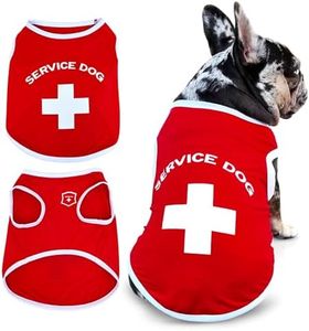 Fabulous Fido Service Dog Cooling Shirt - Breathable Cooling Shirt for Dogs - Dog Sun Shirt UV Protection - Lightweight Dog Summer Shirt Cooler - Comfortable Tank top for Service Dog - Extra Large