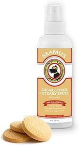 SEAMUS Sugar Cookie Pet Daily Spritz-Cologne-Deodorant-Odor-Eliminator-Body Spray Dogs, Cats Small Animals-Water Based, Time Released Long Lasting, Great Deodorizer Bedding Cages