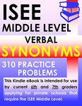 ISEE Middle Level Verbal Synonyms – 310 Practice Problems