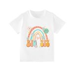 ESHOO Little Sister/Big Sister/Twins Family Matching Clothes Baby Girls Cotton T Shirts(T-shirt C,4-5Y)