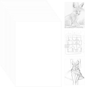 Belle Vous Papel de Calco A4 Transparente (Pack de 100) Papel de Arroz Manualidades Vitela Chino para Imprimir, Dibujar, Gráficos, Bocetos Arquitectura, Transferencia, Copiar, Caligrafía y Pintar