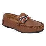 Hopscotch Boys TRP Solid Shoes in Tan Color, UK:4.5 (SFP-4291266)