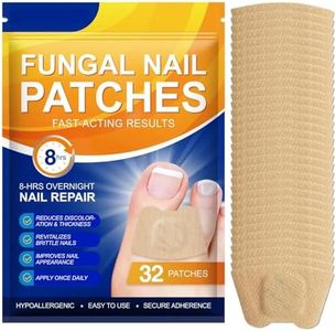 Fungal Nail Patches 32PCS for Toenails Overnight Treatment Damaged Foot Nails Repair Care Safe for Sensitive Skin Easy to Apply