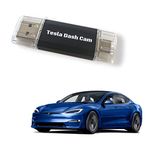 Tesla Dash Cam Sentry Mode Premium Performance Flash Drive Dual Sided Capabilities USB/USB-C for Tesla Model S/3/X/Y Pre-Configured Portable 32 GB USB