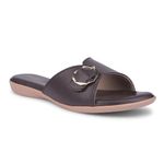 Liberty Senorita Women Mk-238E D.Brown Casual Slippers-6.5 UK (40 EU)