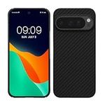 kalibri Aramid Fiber Case Compatible with Google Pixel 10 Pro XL - Case Super Slim Strong Protective Phone Cover - Black Matte