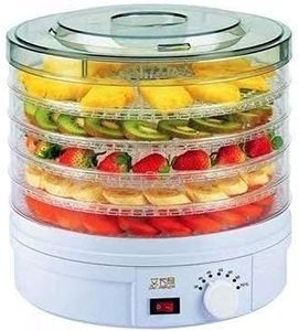 Dweezhet 5-Layer Food dehydrator Drying Machine Vegetable, Meat Fruit Dryer Food Shelf for Herbs, dehydrating Mushrooms and Vegetables,Multiple Use