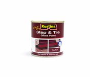 RUSTINS Step & Tile Paint Red 250ml