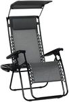 Outsunny Zero Gravity Chair with Ca