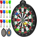 Kids Board Magnetic Dart Game - 12p