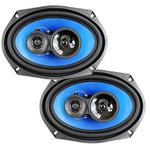 QPower (2) 6x9" 700 Watt 3-Way Car Audio Stereo Coaxial Speakers Pair | QP693