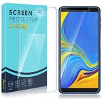 [2-Pack] Samsung Galaxy A7 A750 (2018) Screen Protector Tempered Glass, Zeking 0.33mm 2.5D Edge 9H Hardness [Anti Scratch][Anti-Fingerprint] Bubble Free, Lifetime Replacement Warranty