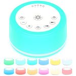 ColourNoise Sound Machine White Noise Machine 12 Colors Night Lights Brown Noise Machine with 30 Soothing Sounds Sleep Sound Machine with 5 Timers Portable for Home Travel and Office