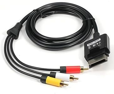 CHILDMORY 1.8M Audio Video AV RCA Video Composite Cable Cord for Xbox 360 Slim