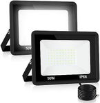 50W LED Flood Light Outdoor, LED Wo