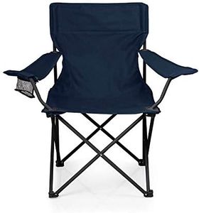 GBEX Stainless Steel Folding Camp Chair with Matching Carrying Bag