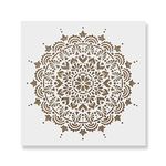 Stencil Revolution Paradise Mandala Template For Walls And Crafts - Reusable S For Painting In Small & Large Sizes