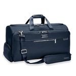 Briggs & Riley Garment Holdall Bag for Travel - Cabin Suit & Dress Bag for Men & Women, Hanging Garment Weekender Bag with Hook, Convertible 2 in 1, Separate Shoe Pocket - Baseline Collection, Navy