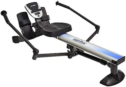 Stamina Products BodyTrac Glider 1060 Hydraulic Resistance Fitness Rower Machine, Blue