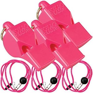 Fox 40 Classic w/Breakaway Lanyard 3 Pack, Pink