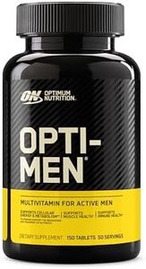 OPTIMUM NUTRITION Opti-Men, Mens Daily Multivitamin Supplement with Vitamins C, D, E, B12, 150 Count