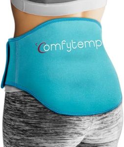 Comfytemp Ice Pack for Lower Back Pain Relief, FSA HSA Eligible, Reusable Gel Back Ice Pack Wrap for Sciatica Injuries with Hot Cold Compression, Back Brace for Lumbar, Waist, Sciatic Nerve, Coccyx