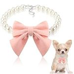 LEIFIDE Dog Pearls Collar Necklace 