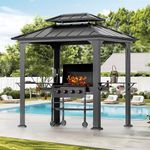 Modern Shade Grill Gazebo 6' X 8', 