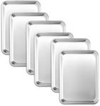 FSUON 6 Pack Quarter Size Baking Sh