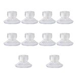 Caravan Motorhome Limpets, 10 Packs Suction Cup Glass Suction Pads, High-Grip Suction Cups Awning Side Fix Kit for Campervan Van Canopy, Clear PVC Plastic Sucker Pads Without Hooks