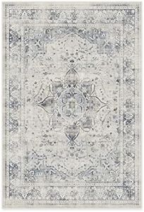 RUGGABLE Sarrah Blue Quartz Washable Rug 6'x9'