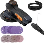 MAXXT Ramdon Orbital Sanders for 6inch, 10000 RPM Electric Orbital Sander with 10PCS Sandpapers, 6 Variable Speed Wood Sander for Woodworking/Sanding/Polishing