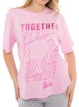 Barbie T Shirt Women Cotton Ladies Tshirt | Summer Tops for Women | Pink Small