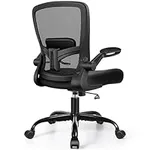 FelixKing Office Chair Ergonomic Desk Chair with Adjustable High Back Lumbar Support Flip-up Armrests,Breathable Rolling Swivel Task Computer Chair, Executive Comfy Mesh PC Chair for Home Office