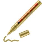 Edding 750 PAINT MARKER PEN GOLD BULLET TIP LOW ODOUR 2-4mm Line