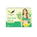 FIT N FURIOUS Flat Belly Blend Tea | Promotes Digestive Health & Weight Loss | Removes Belly Fat | Ideal for Daily Use | Pack of 18 Tea Bags