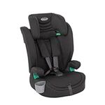 Graco Eldura R129 Harness Booster (76-145cm - 15 Months to Approx. 12 Years). Harness mode from 15 months to approx. 4 Yrs (76-105cm), Highback mode from approx. 3.5 to 12 yrs (105-145cm), Midnight