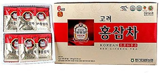 Punggi Korean Red Ginseng Tea Packets 3g x 100 - All Natural Health Energy Stamina Booster Immune System Boost