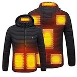 Unisex Heated Jackets Winter USB Ch