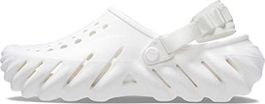 Crocs Unisex Echo Clogs, White, 10 