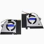 ZHAWULEEFB Replacement New Laptop CPU+GPU Cooling Fan for ASUS Rog Zephyrus G14 GA401I GA401IV Series 13NR03F0AP0301 13NR03F0AP0101 DFSCK22115181H FMBC DFSCK22105182H FMBB DC12V 1A Fan