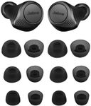 ALXCD Ear Tips for Jabra Elite 75t Headphone, 6 Pairs Silicone Earbud Tips, Fit for Jabra Elite Active 65t 75t, S/M/L