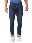 Spykar Men's Skinny Fit Low Rise Jeans Mid Blue